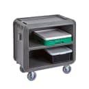 Cambro SC330615 37 1/2" Beverage Service Cart, 22"D x 37 1/4" H, Charcoal Gray thumbnail 4