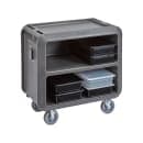 Cambro SC330615 37 1/2" Beverage Service Cart, 22"D x 37 1/4" H, Charcoal Gray thumbnail 6
