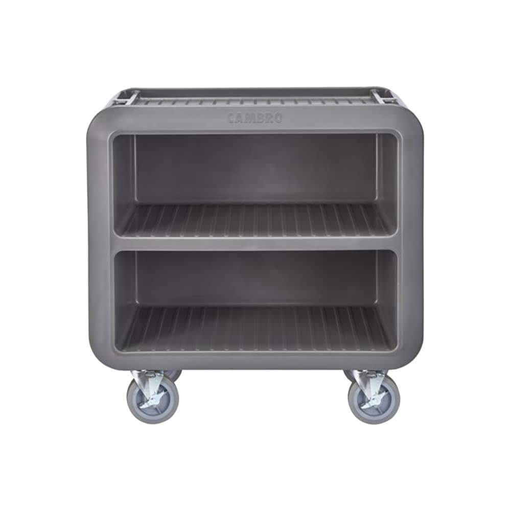 Cambro SC330S110 37 1/2" Beverage Service Cart, 22"D x 37 1/4" H, Black