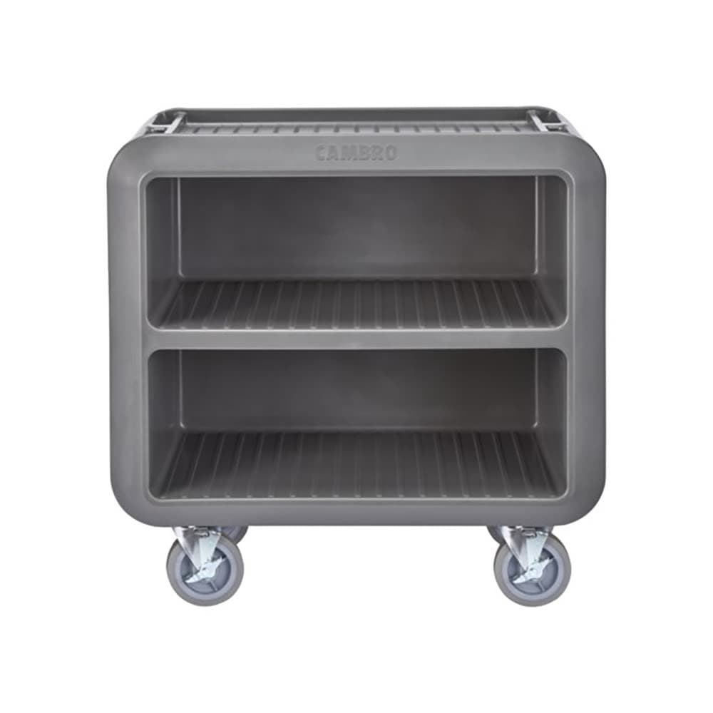 Cambro SC330S131 37 1/2" Beverage Service Cart, 22"D x 37 1/4" H, Dark Brown