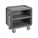 Cambro SC330S131 37 1/2" Beverage Service Cart, 22"D x 37 1/4" H, Dark Brown thumbnail 2