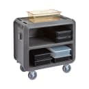 Cambro SC330S615 37 1/2" Beverage Service Cart, 22"D x 37 1/4" H, Charcoal Gray thumbnail 7