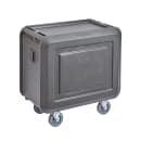 Cambro SC330S615 37 1/2" Beverage Service Cart, 22"D x 37 1/4" H, Charcoal Gray thumbnail 9