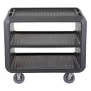 Cambro SC337615 41 1/2" Beverage Service Cart, 23 4/5"D x 37 1/10" H, Charcoal Gray thumbnail 2