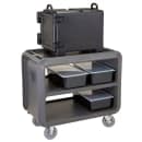 Cambro SC337615 41 1/2" Beverage Service Cart, 23 4/5"D x 37 1/10" H, Charcoal Gray thumbnail 8