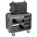 Cambro SC337S615 41 1/2" Beverage Service Cart, 23 4/5"D x 37 1/10" H, Charcoal Gray thumbnail 8