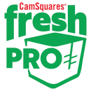 Cambro SFC12FPPP267 CamSquare® FreshPro Cover for 12, 18 & 22 qt Containers, Polyethylene, Translucent Blue thumbnail 4