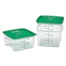 Cambro SFC2FPPP265 CamSquare® FreshPro Cover for 2 & 4 qt Containers, Polyethylene, Translucent Green thumbnail 3