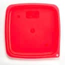 Cambro SFC6FPPP266 CamSquare® FreshPro Cover for 6 & 8 qt Containers, Polyethylene, Translucent Red thumbnail 2