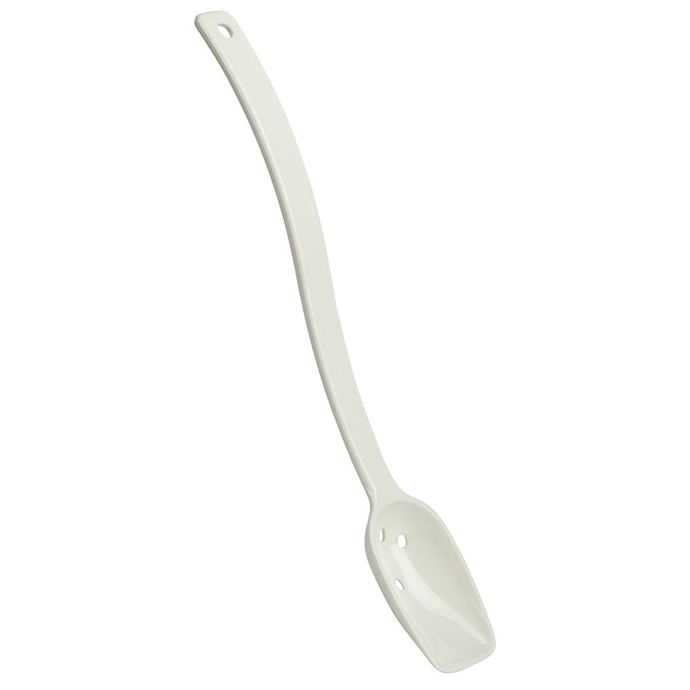 Cambro SPOP10CW148 10" Perforated Deli Spoon - White