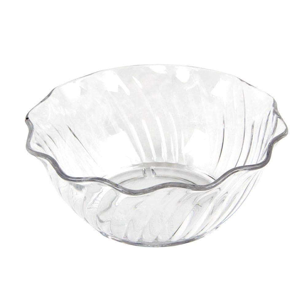 Cambro SRB13152 13 oz Swirl Bowl - Plastic, Clear
