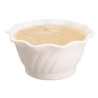 Cambro SRB13152 13 oz Swirl Bowl - Plastic, Clear thumbnail 5