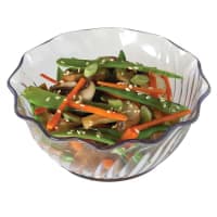 Cambro SRB13CW110 13 oz Swirl Bowl - Plastic, Black thumbnail 2