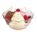 Cambro SRB13CW135 13 oz Swirl Bowl - Plastic, Clear thumbnail 2