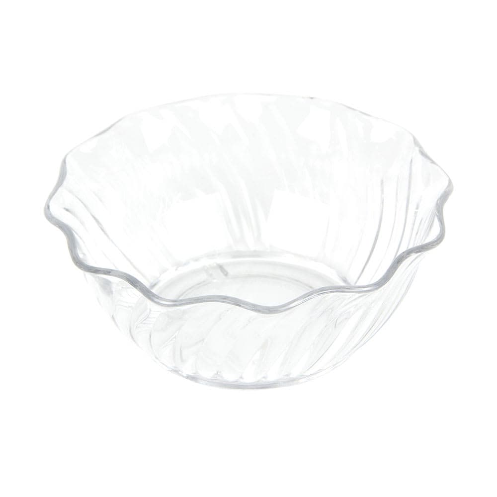 Cambro SRB13CW148 13 oz Swirl Bowl - Plastic, White