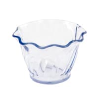 Cambro SRB5110 5 oz Swirl Bowl - Plastic, Black thumbnail 2
