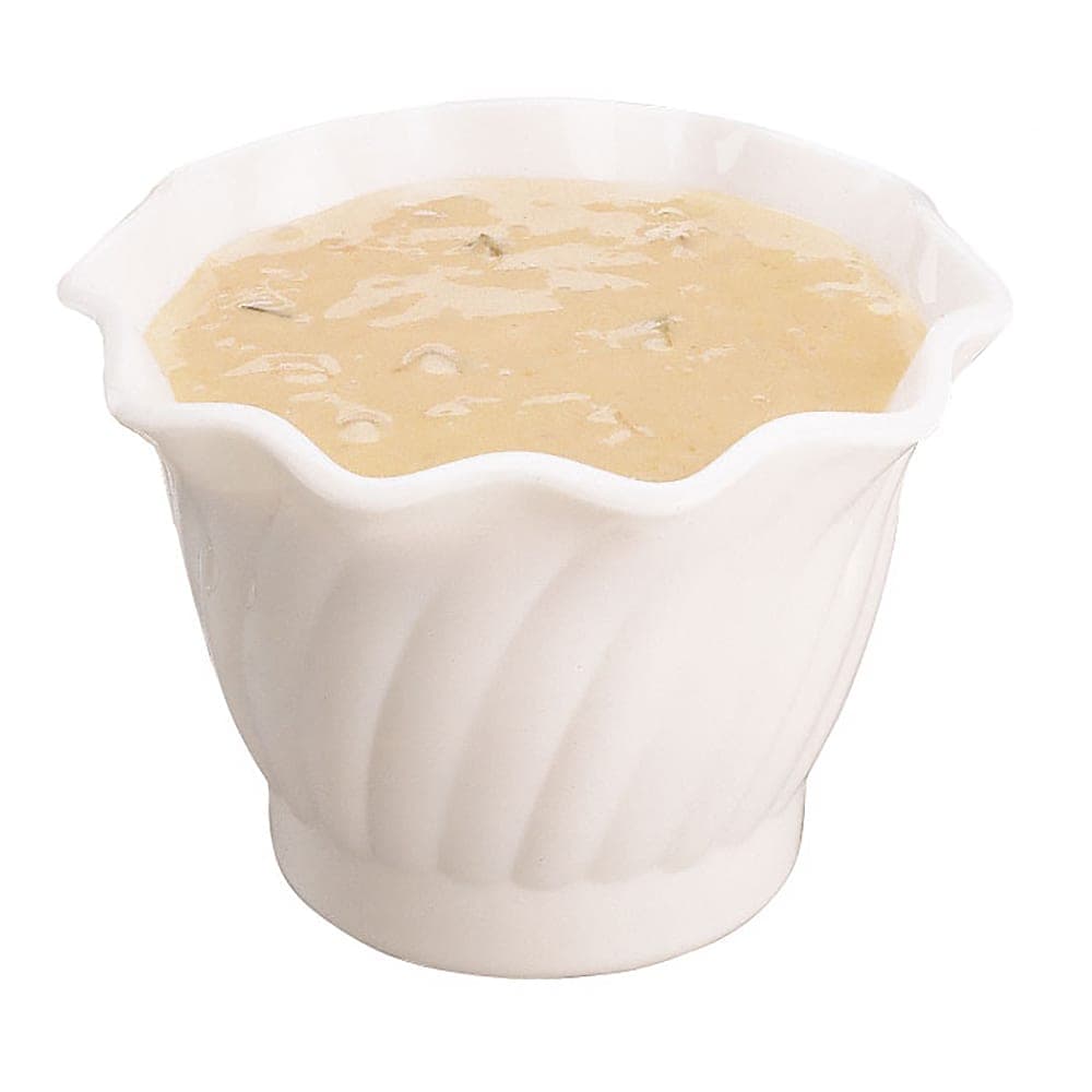 Cambro SRB5148 5 oz Swirl Bowl - Plastic, White