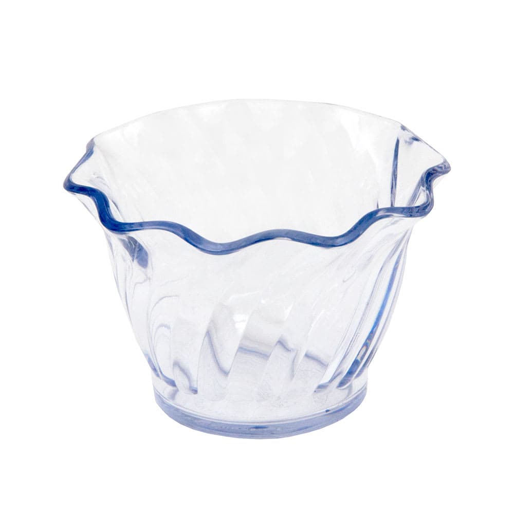 Cambro SRB5152 5 oz Swirl Bowl - Plastic, Clear