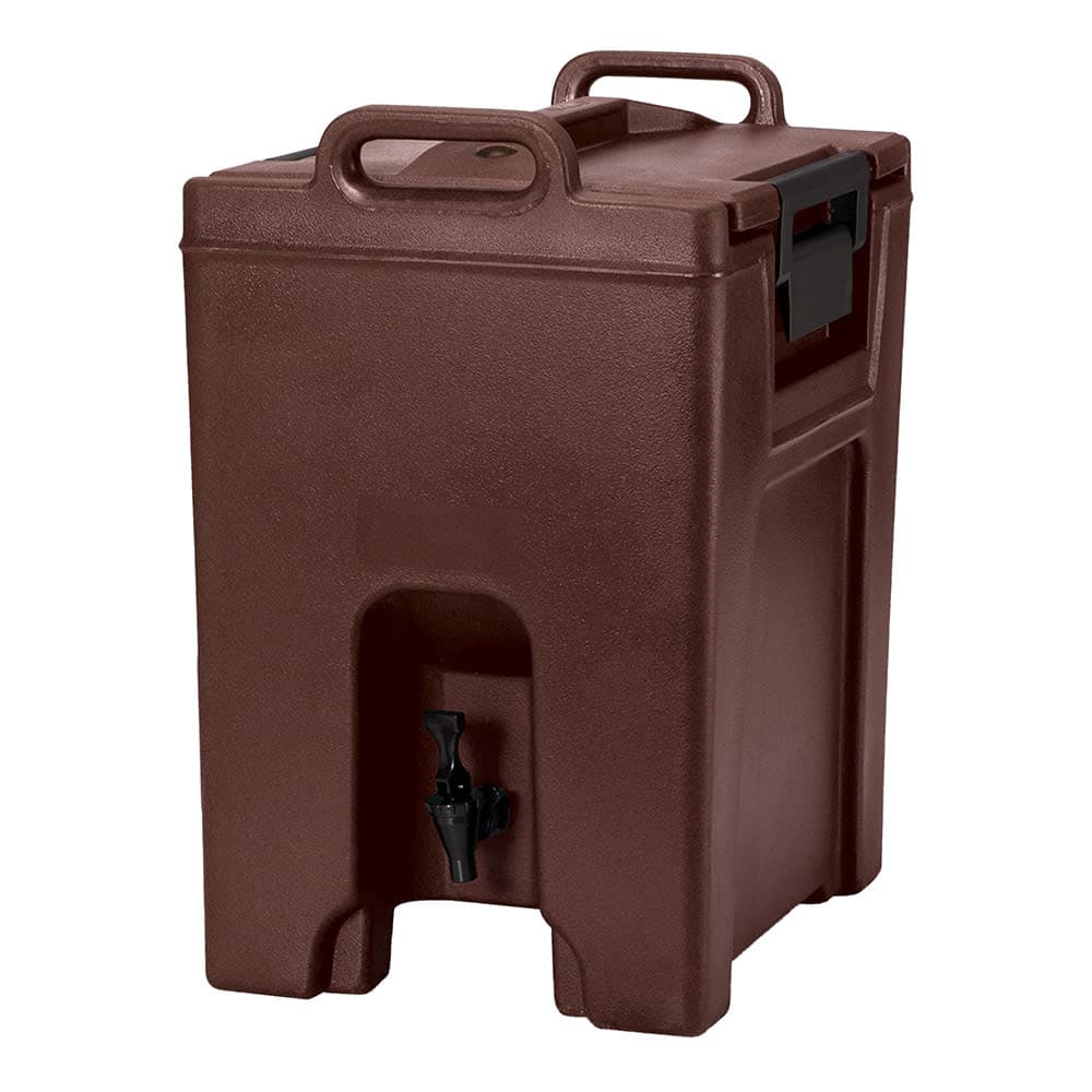 Cambro UC1000131 10 1/2 gal Ultra Camtainer® Insulated Beverage Dispenser, Dark Brown