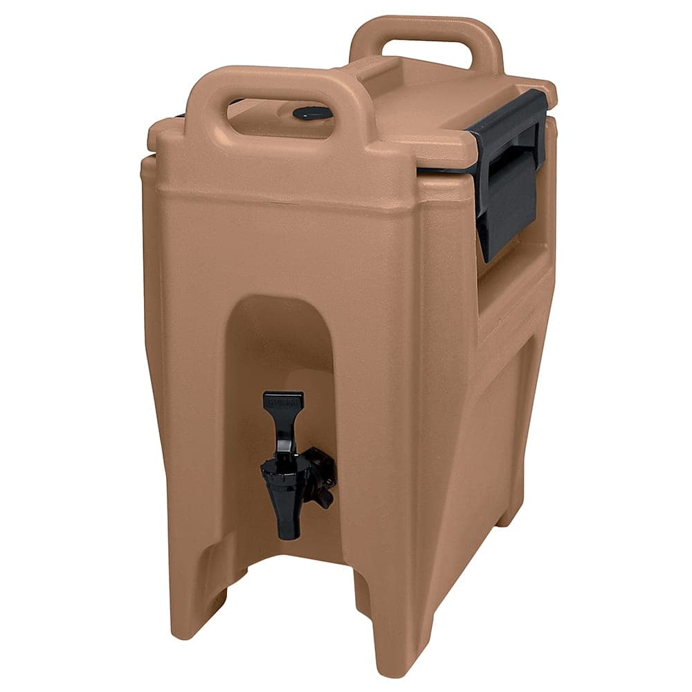 Cambro UC250157 2 3/4 Ultra Camtainer® Insulated Beverage Dispenser, Coffee Beige