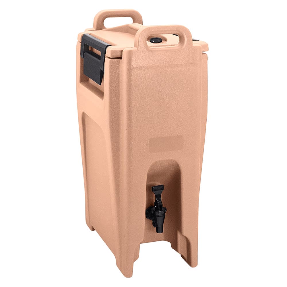Cambro UC500157 5 1/4 gal Ultra Camtainer® Insulated Beverage Dispenser, Coffee Beige