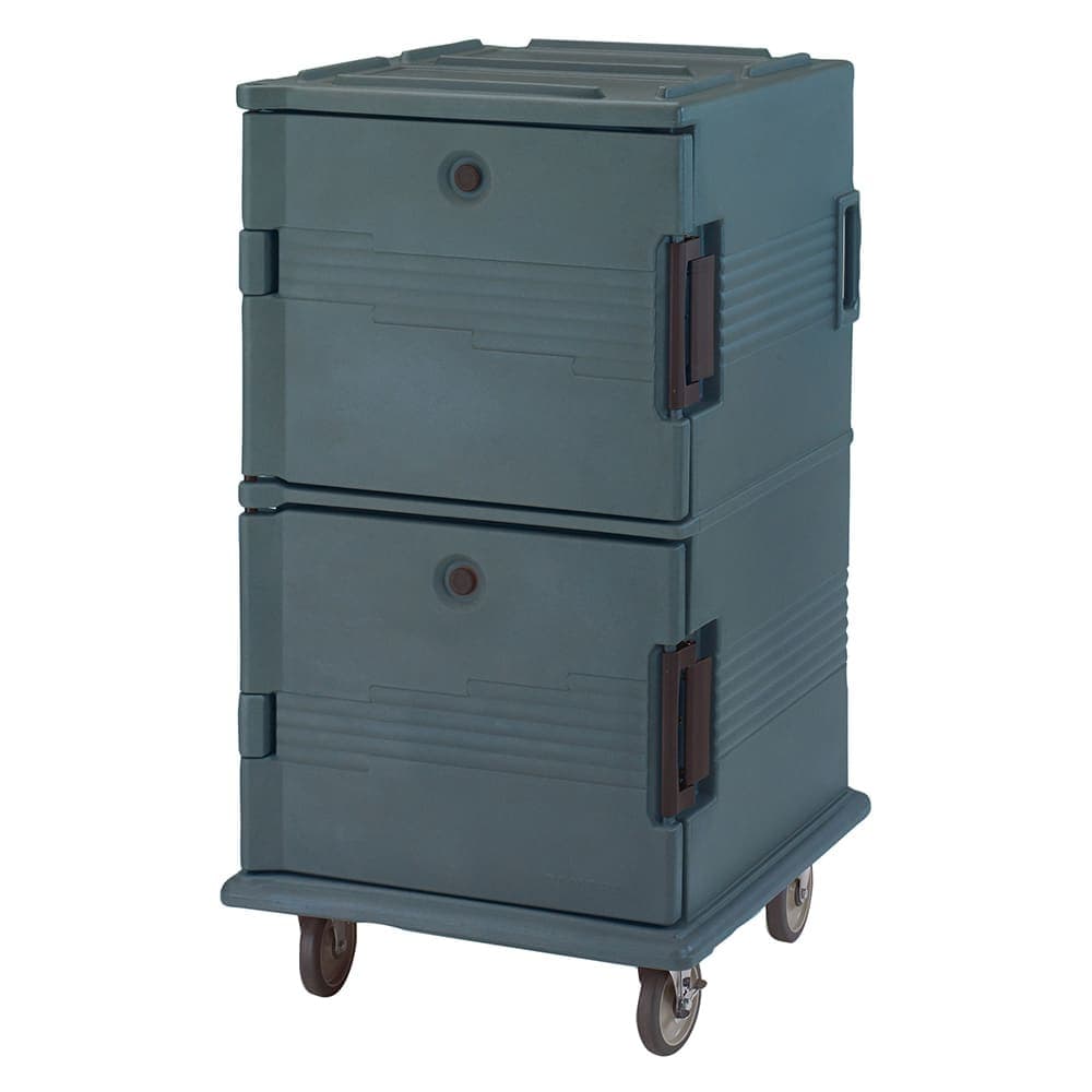 Cambro UPC1600SP191 Ultra Camcart® Insulated Food Carrier w/ (24) Pan Capacity, Granite Gray