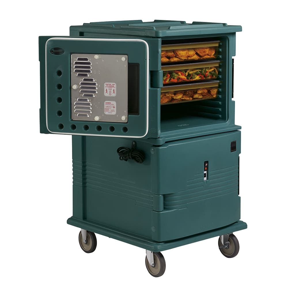 Cambro UPCH1600192 Ultra Camcart® Insulated Food Carrier w/ (24) Pan Capacity, Green, 110v