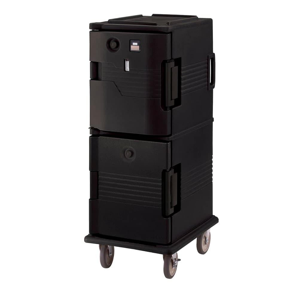 Cambro UPCHT800110 Ultra Camcart® Insulated Food Carrier w/ (12) Pan Capacity, Black, 110v