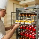 Cambro UPR1826FP20580 25 1/2"W 20 Sheet Pan Rack w/ 3" Bottom Load Slides thumbnail 3