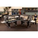 Cambro VBR5110 52 9/32" Versa Food Bar™ Cold Food Bar - (4) Pan Capacity, Floor Model, Black thumbnail 8