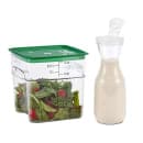 Cambro WW750T135 25 3/8 oz Camliter Beverage Decanter w/ Lid, Clear thumbnail 2