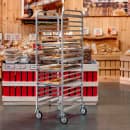 Winholt AL-1818B 21"W 18 Sheet Pan Rack w/ 3" Bottom Load Slides thumbnail 2