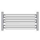 Winholt ALC-1840 21"W 40 Sheet Pan Rack w/ 1-1/2" Bottom Load Slides thumbnail 2