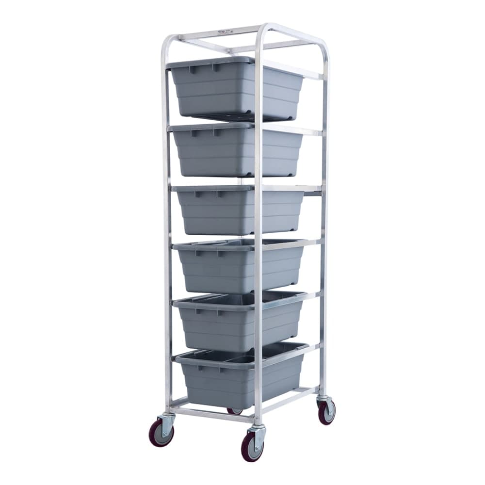 Winholt AL-L-6 71" Mobile Lug Cart w/ 6 Lug Capacity, Aluminum