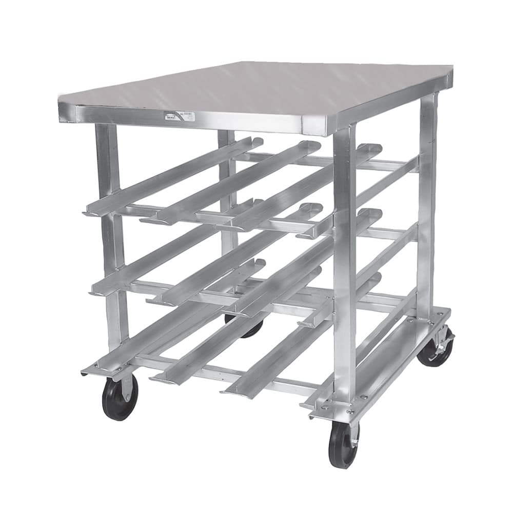 Winholt CR-54M 35"H Mobile Can Rack Storage w/ (54) #10 or (72) #5 Capacity