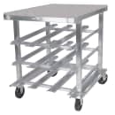 Winholt CR-54S-S 35"H Mobile Can Rack Storage w/ (54) #10 or (72) #5 Capacity thumbnail 3