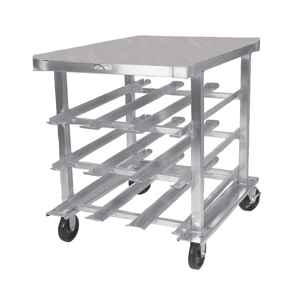 Winholt CR-72S-S 40"H Mobile Can Rack w/ (72) #10 or (96) #5 Capacity