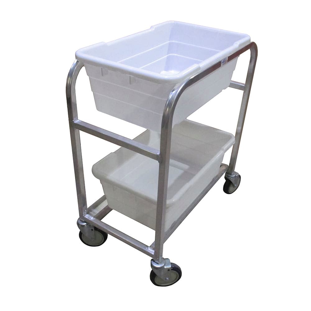 Winholt SS-L-2 Mobile Lug Cart w/ 2 Lug Capacity, Stainless Steel