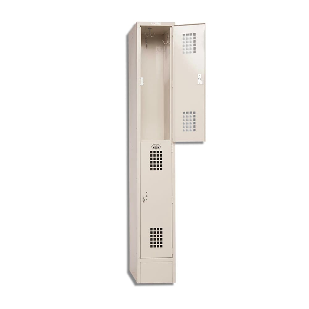 Winholt WL-21 1 Column Locker w/ (2) Compartments, Beige