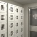 Winholt WL-21 1 Column Locker w/ (2) Compartments, Beige thumbnail 2