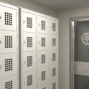 Winholt WL-618-15 3 Column Locker w/ (18) 10" x 15" x 12" Compartments, Beige thumbnail 2