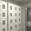 Winholt WL-618-ST 3 Column Locker w/ (18) 10" x 18" x 12" Compartments, Beige thumbnail 2