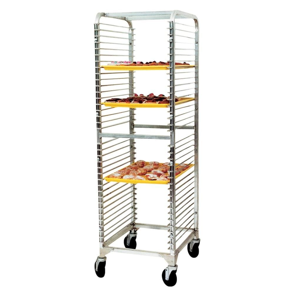 Winholt WP-1836B 21"W 36 Sheet Wire Pan Rack w/ 3" Bottom Load Slides