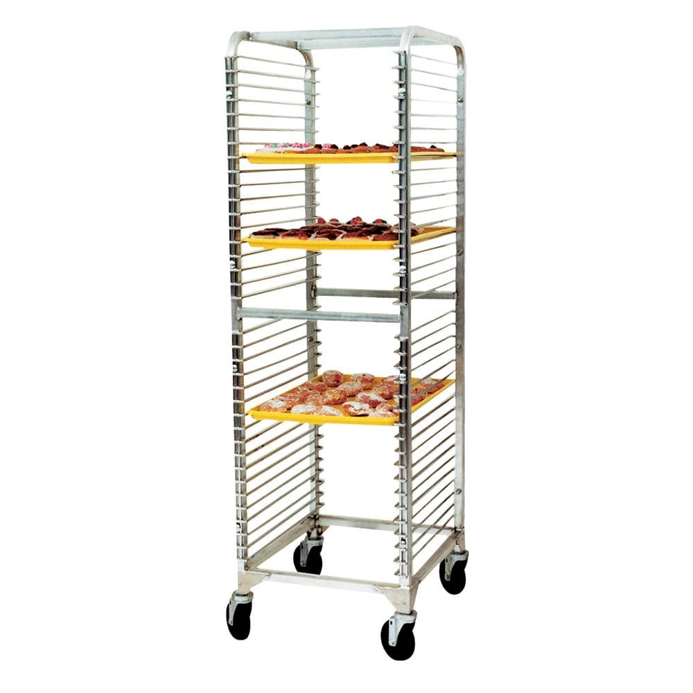Winholt WP-1836-N-2LC 21"W 36 Nesting Wire Pan Rack w/ 3" Bottom Load Slides