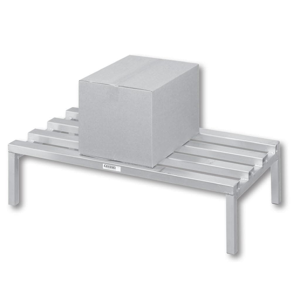 Channel 48" Stationary Dunnage Rack w/ 2500 lb Capacity, Aluminum (CA2048)