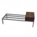 Channel 60" Stationary Dunnage Rack w/ 2000 lb Capacity, Aluminum (ADE2460) thumbnail 2