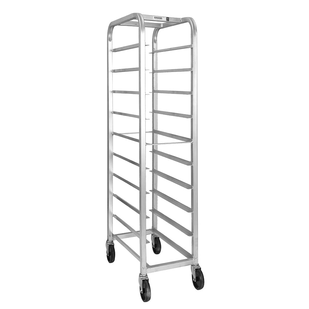 Channel 15 3/4"W 9 Platter Pan Rack w/ 6" Bottom Load Slides (AXD519P)