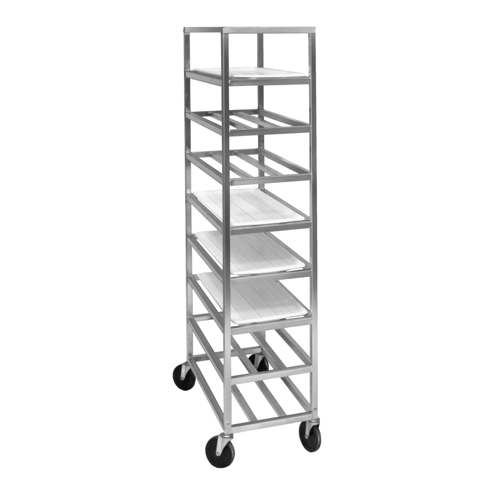 Channel 12 1/2"W 8 Platter Pan Rack w/ 6 3/4" Bottom Load Slides (AXDUPR8)