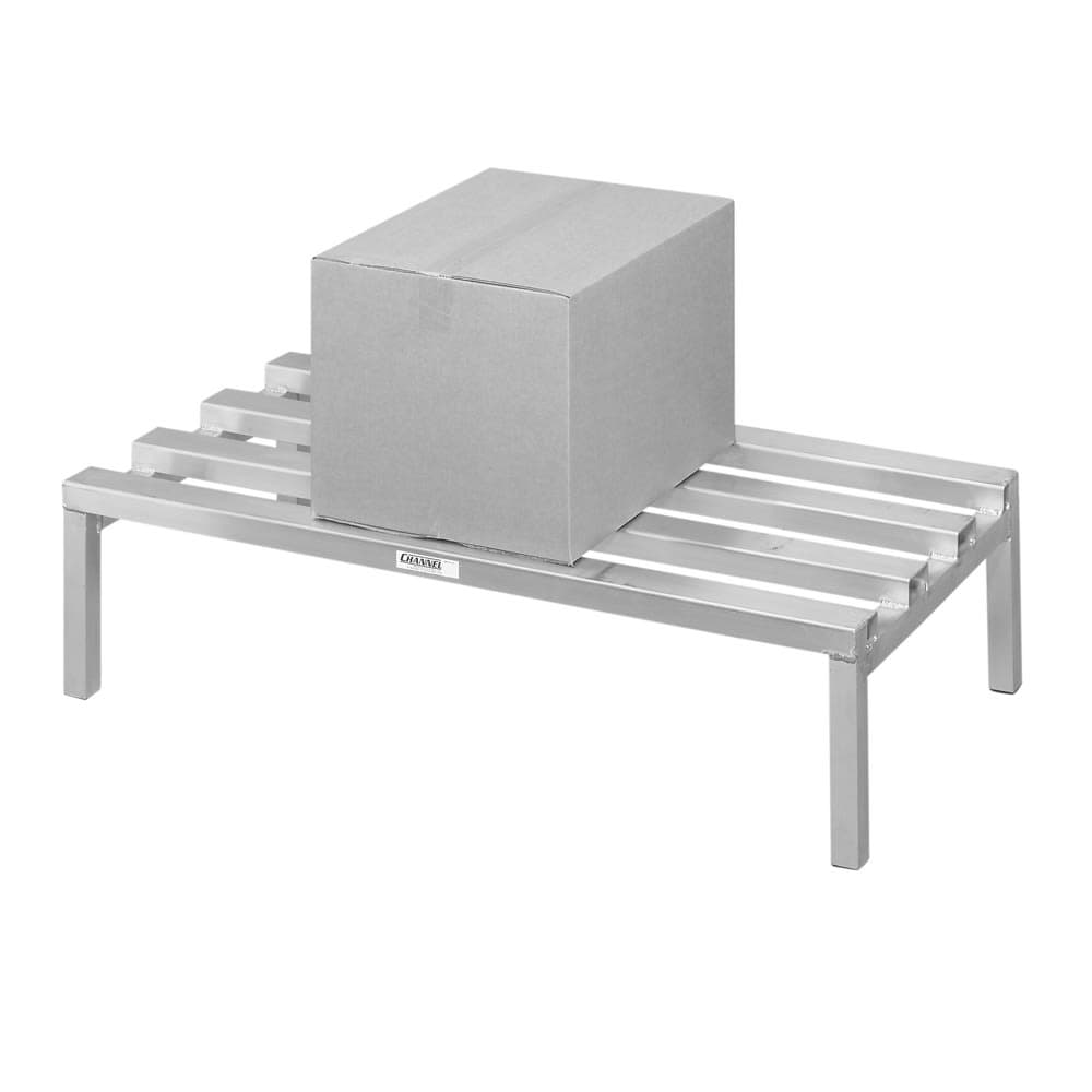 Channel 60" Stationary Dunnage Rack w/ 2500 lb Capacity, Aluminum (CA2460)