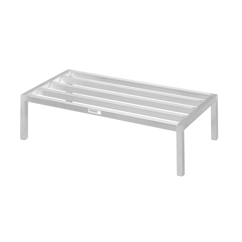 Channel 60" Stationary Dunnage Rack w/ 2200 lb Capacity, Aluminum (ED2060)